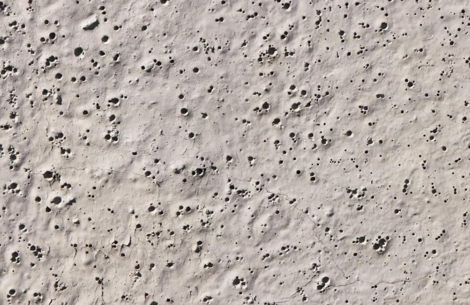 水泥產生的氣泡